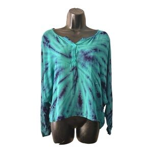 Young Fabulous & Broke | Tie Dye Blouse | XS
